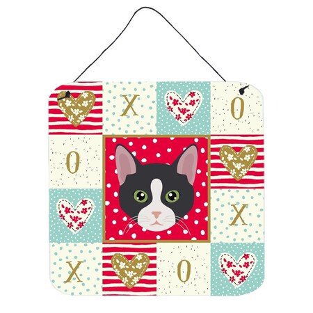 Carolines Treasures 6 x 6 in. American Polydactyl Cat Love Wall or Door Hanging Prints CK5081DS66
